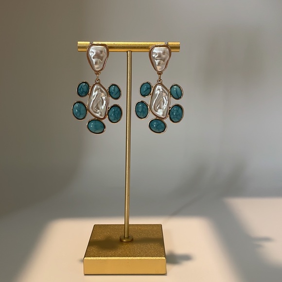 Baroque pearl earrings - Picture 4 of 5